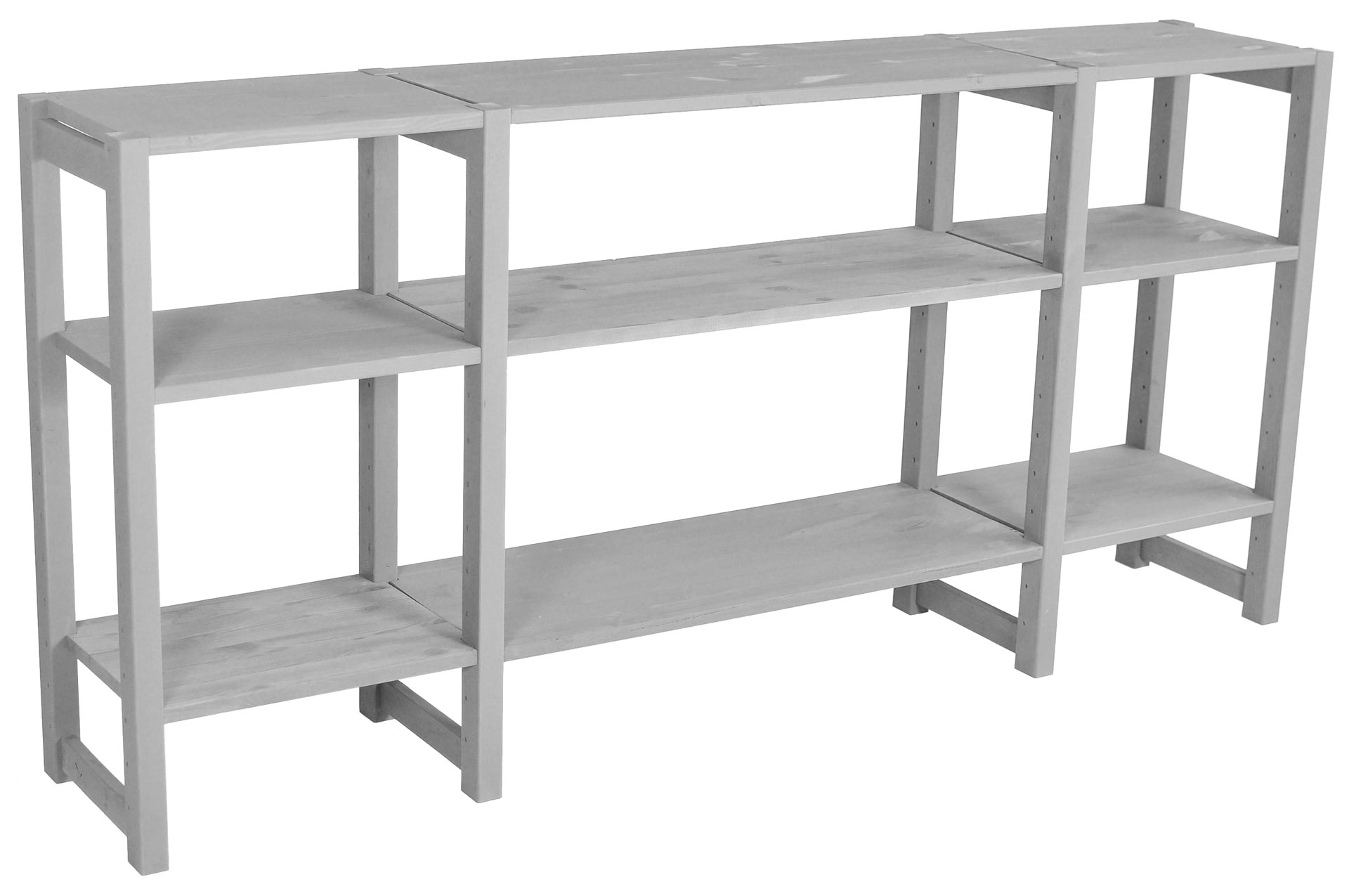 Sideboard, 160 x 30 x 78 cm, 3 sektioner, välj färg - SCALA CLASSIC - 3