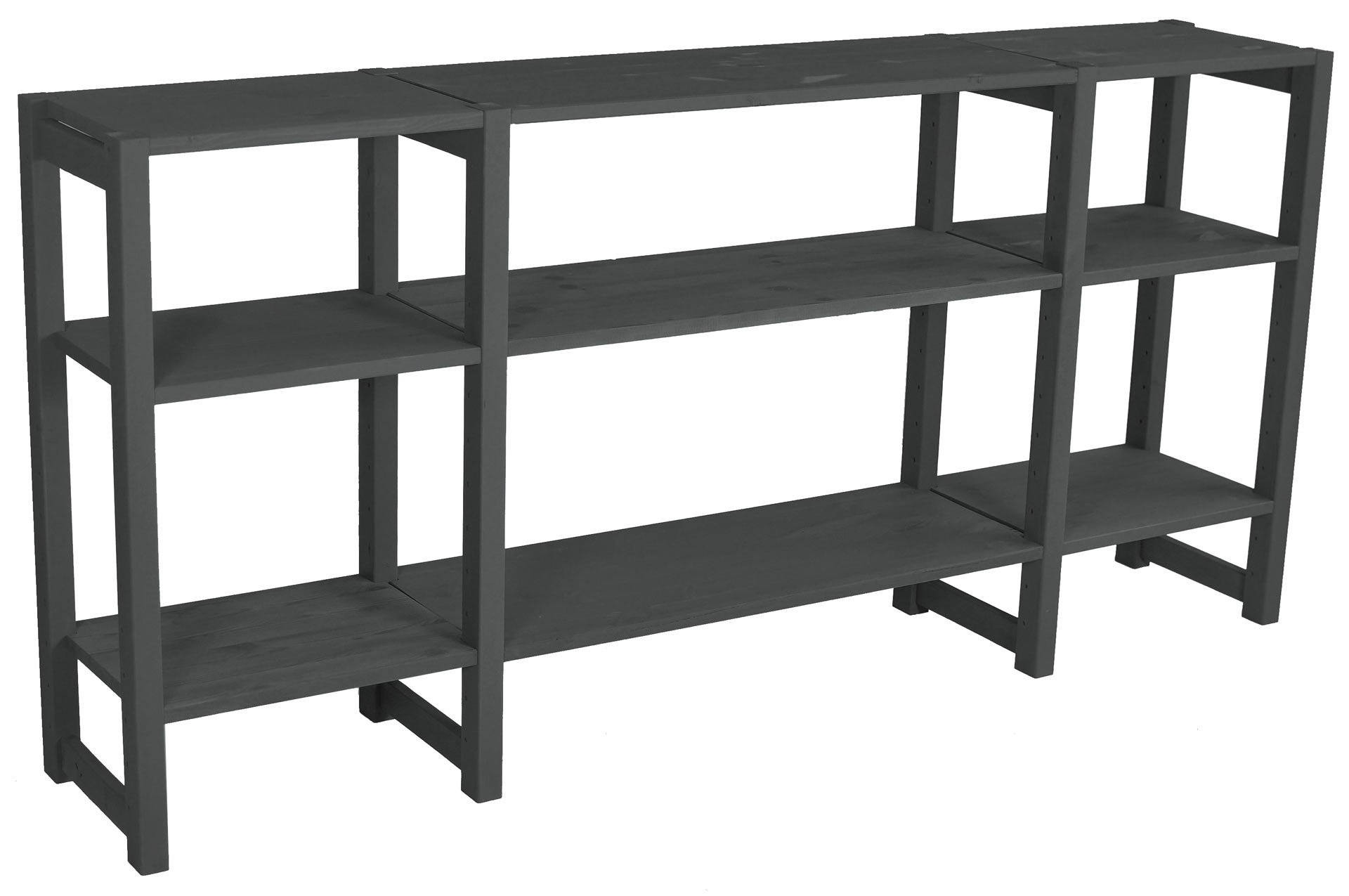 Sideboard, 160 x 30 x 78 cm, 3 sektioner, välj färg - SCALA CLASSIC - 4