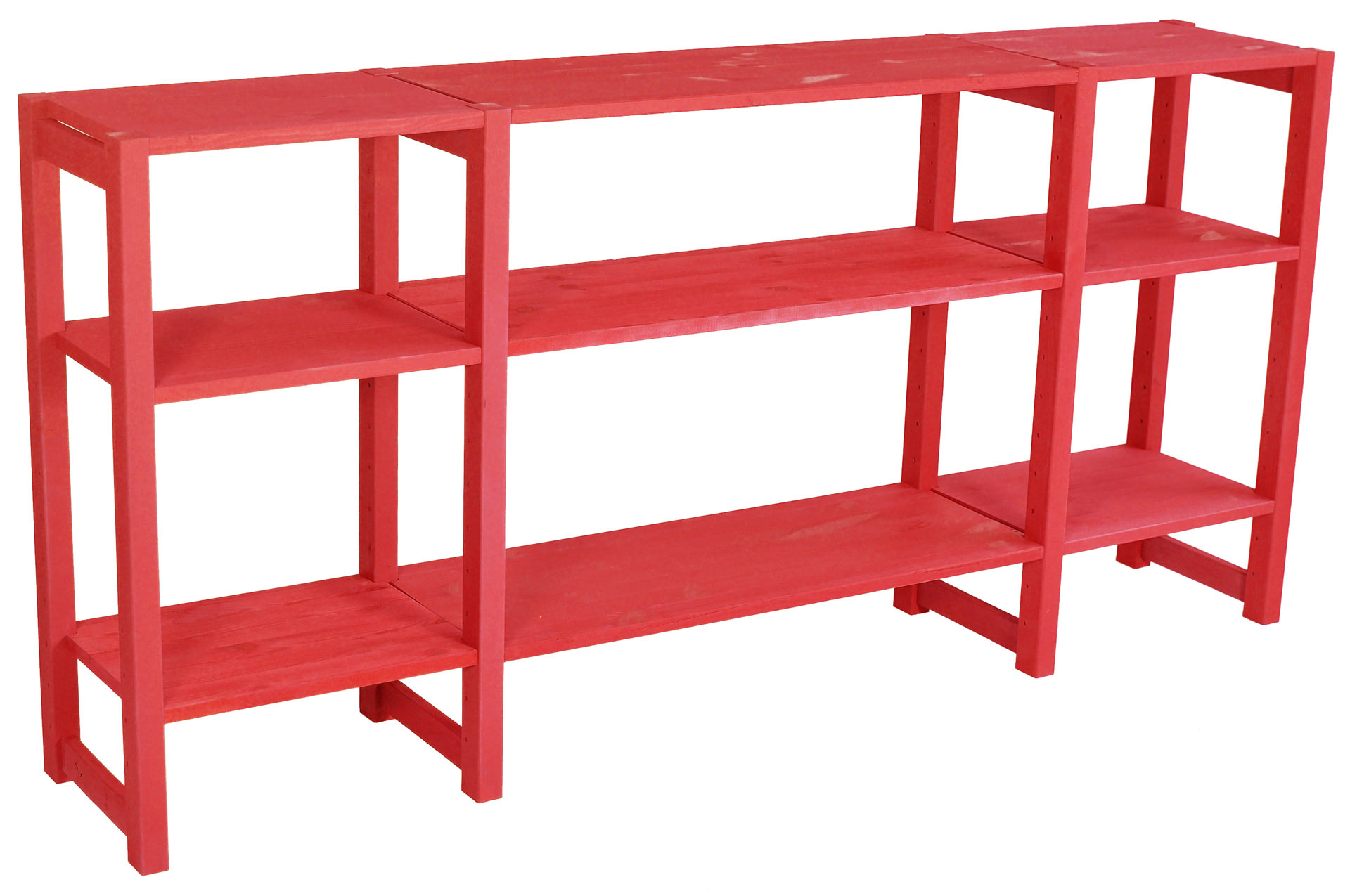 Sideboard, 160 x 30 x 78 cm, 3 sektioner, välj färg - SCALA CLASSIC - 8