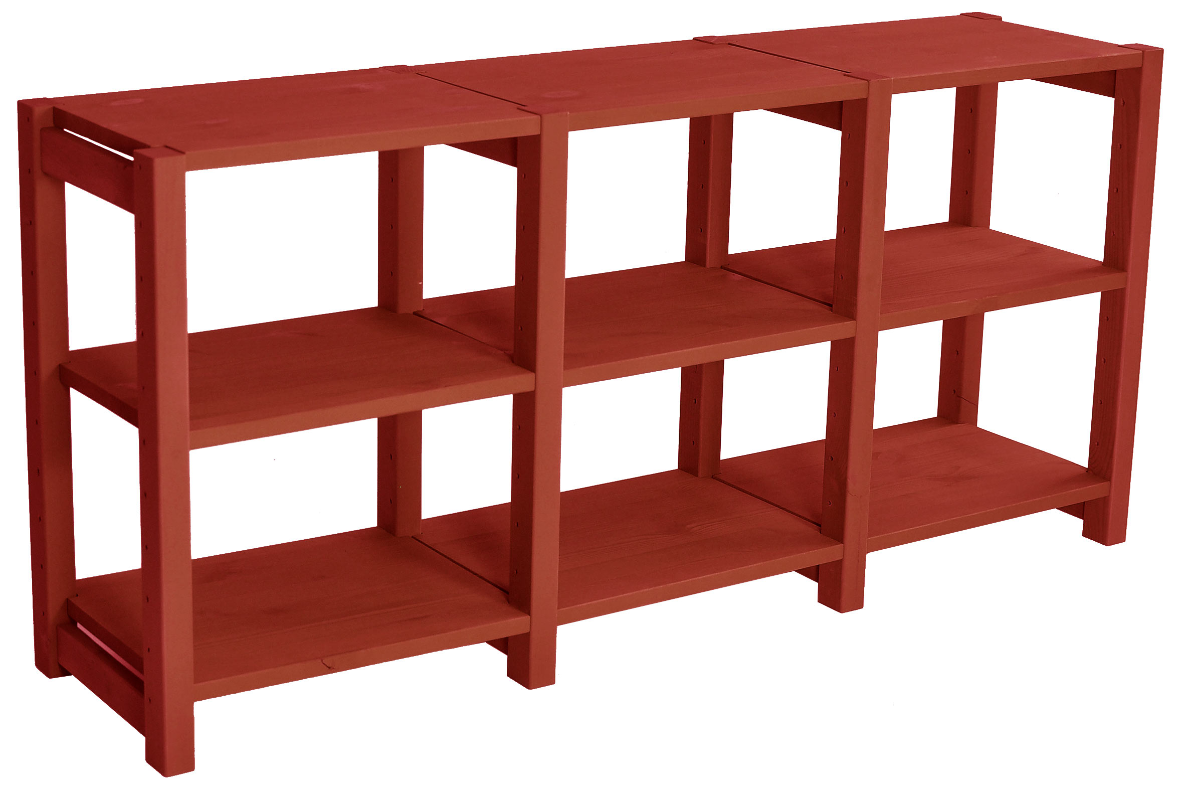 TV Bänk, 120 x 40 x 58 cm, 3 sektioner, välj färg - SCALA CLASSIC - 4