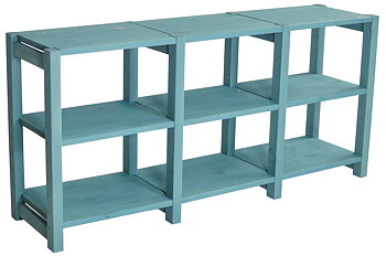 TV Bänk, 120 x 40 x 58 cm, 3 sektioner, välj färg - SCALA CLASSIC