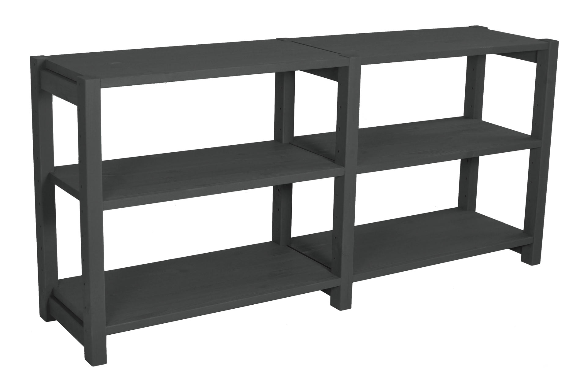 TV Bänk, 120 x 30 x 58 cm, 2 sektioner, välj färg - SCALA CLASSIC - 5