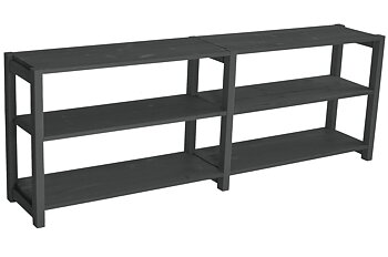 TV Bänk, 160 x 40 x 58 cm, 2 sektioner, välj färg - SCALA CLASSIC
