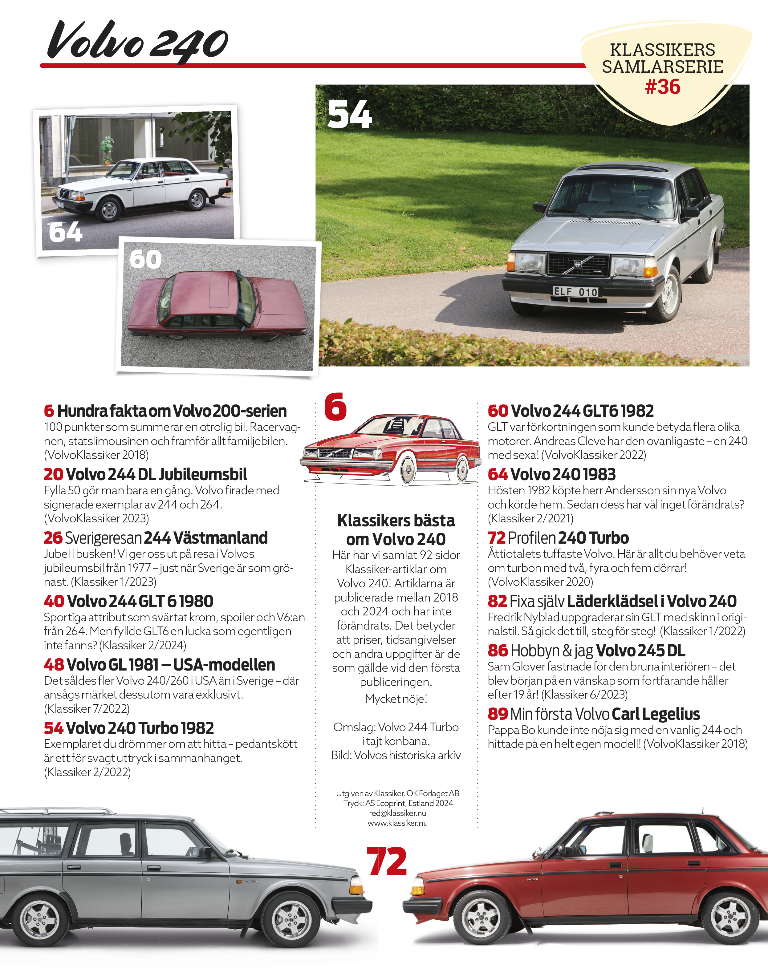 VOLVO 240 - Klassikers samlarserie #36 - 2