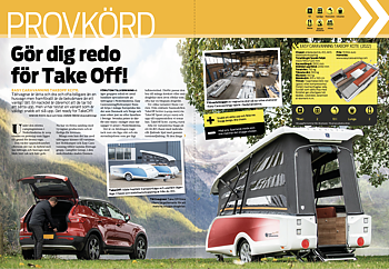 Digital fil: PROVKÖRT: EASY CARAVANNING TAKEOFF XCITE - Husbil & Husvagn 9/2021