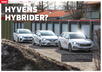 Vi Bilägare 2021/05 Biltest: Kia Ceed SW Plug-in Hybrid / Renault Megane E-Tech ST / Skoda Octavia Combi iV
