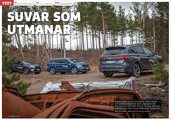 Vi Bilägare 2021/06 Biltest: Kia Sorento Plug-in Hybrid / Seat Tarraco e-Hybrid FR / Toyota RAV4 Laddhybrid