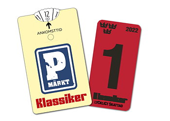 Paketpris: Klassiker P-Skiva 2022 samt Klassikers kontrollmärke 2022