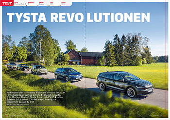 Vi Bilägare 2021/10 Biltest: Ford Mustang Mach-E / Polestar 2 / Skoda Enyaq / VW ID.4 / Volvo  XC40
