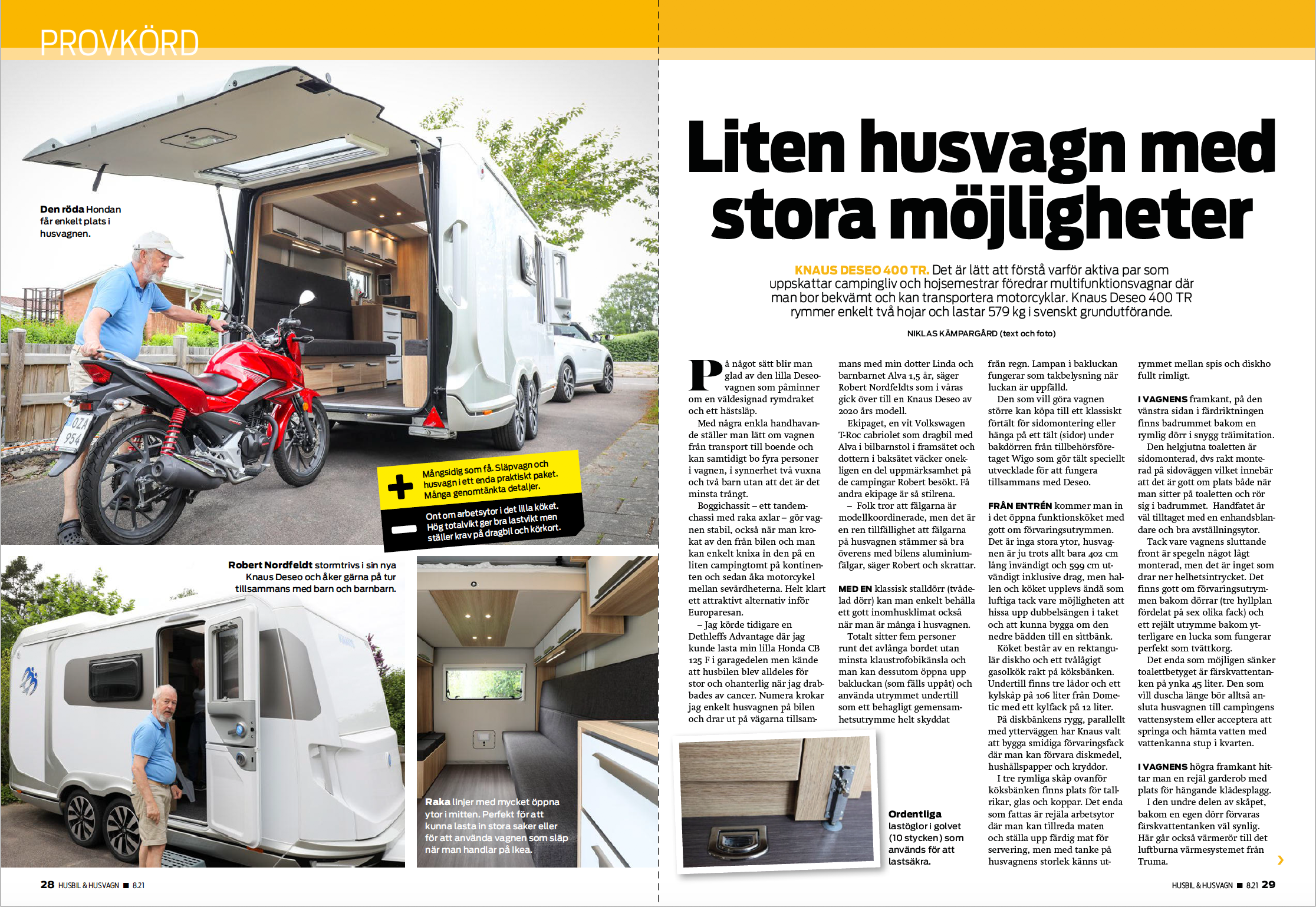 Digital fil: PROVKÖRT: Knaus Deseo 400 TR - Husbil & Husvagn 8/2021
