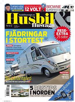 Husbil & Husvagn 6-2012 inklusive ställplatsbilagan. SLUTSÅLD