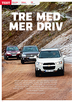 PDF 2012/04 Test: Chevrolet Captiva, Subaru Forester, Volkswagen Tiguan