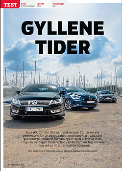 PDF 2012/12 Test: Volkswagen CC, Audi A5 Sportback, Citroën DS5