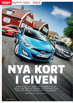 PDF 2012/13 Test: Chevrolet Cruze Kombi, Ford Focus Kombi, Hyundai i30 Kombi