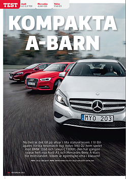 PDF 2012/15 Test: Audi A3, Mercedes A-klass, Volvo V40
