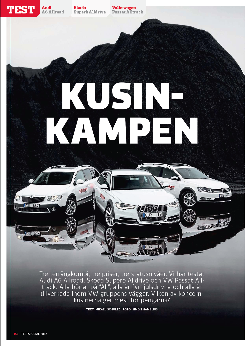 PDF 2012/16 Test: Audi A6 Allroad, Skoda Suberb Alldrive, Volkswagen Passat Alltrack