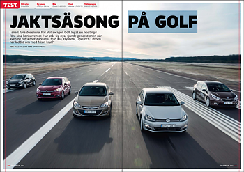 PDF 2012/17 Test: Volkswagen Golf, Citroën C4, Hyundai i30, Kia Cee'd, Opel Astra