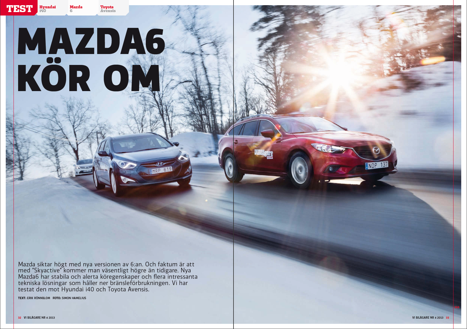 PDF 2013/04 Test: Mazda6, Hyundai i40, Toyota Avensis