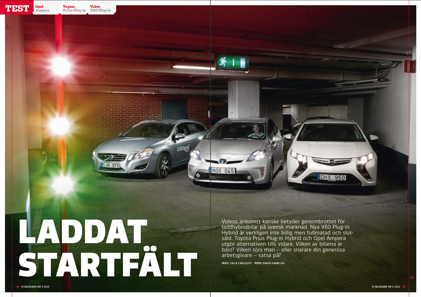 PDF 2013/05 Test: Opel Ampera, Toyota Prius Plug-in Hybrid, Volvo V60 Plug-in Hybrid