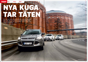 PDF 2013/08 Test: Ford Kuga, Subaru Forester, Toyota RAV4