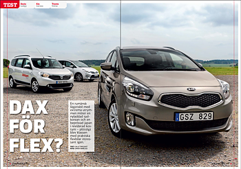 PDF 2013/10 Test: Dacia Lodgy, Kia Carens, Toyota Verso