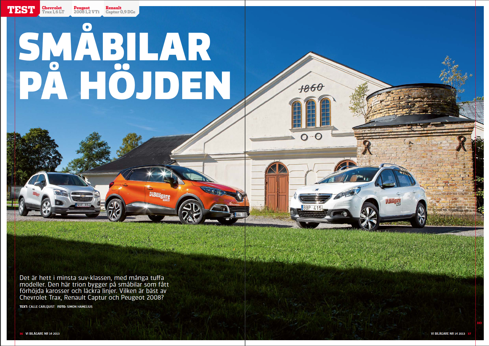PDF 2013/14 Test: Chevrolet Trax, Peugeot 2008, Renault Captur