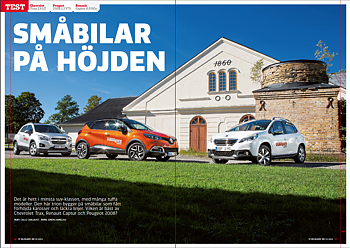 PDF 2013/14 Test: Chevrolet Trax, Peugeot 2008, Renault Captur