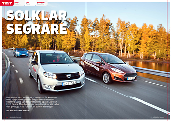 PDF 2013/15 Test: Dacia Sandero, Ford Fiesta, Mitsubishi Space Star