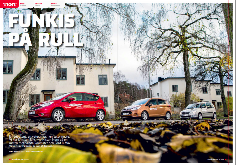 PDF 2013/18 Test: Ford B-Max, Nissan Note, Skoda Roomster