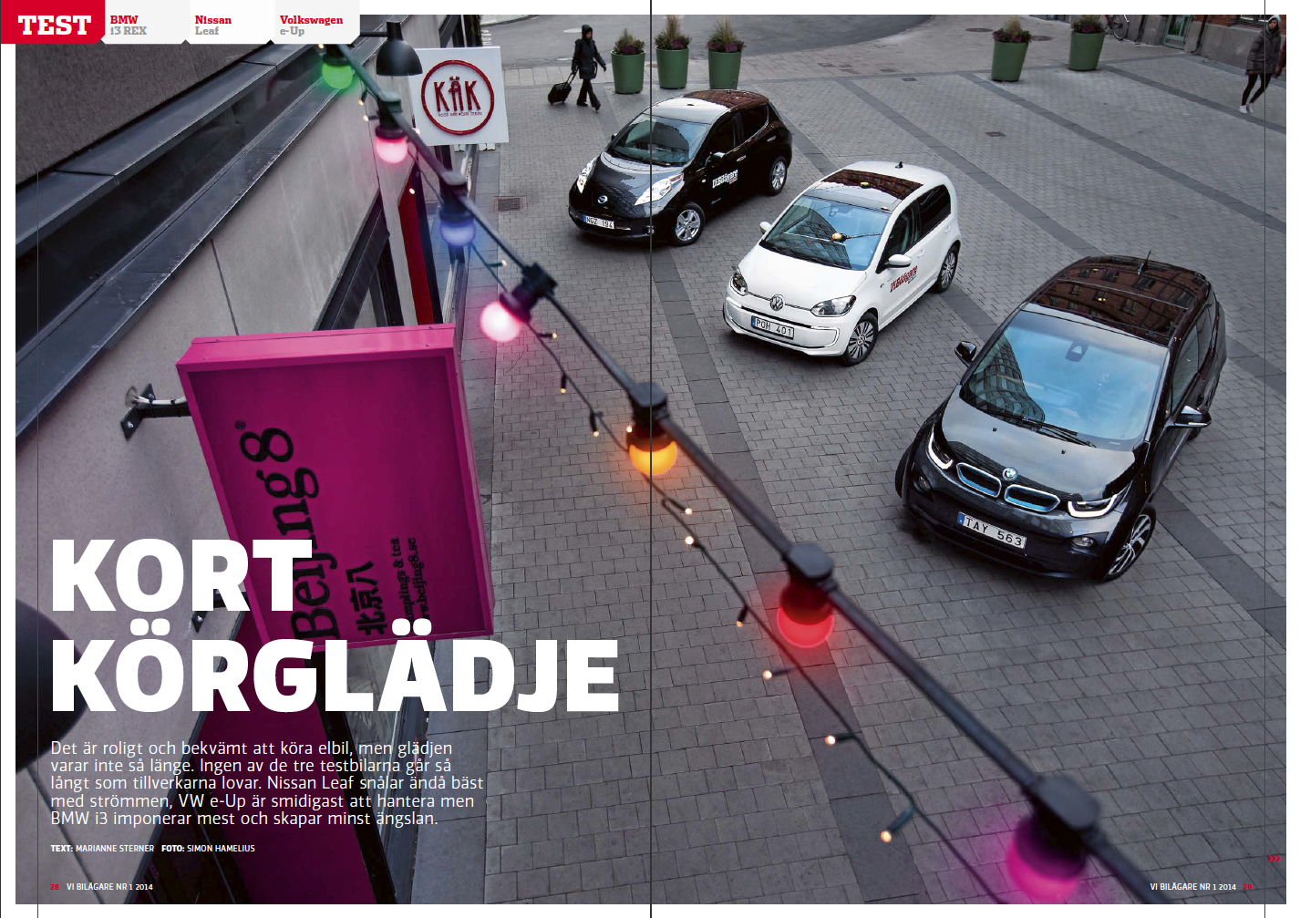 PDF 2014/01 Test: BMW i3, Nissan Leaf, VW e-UP