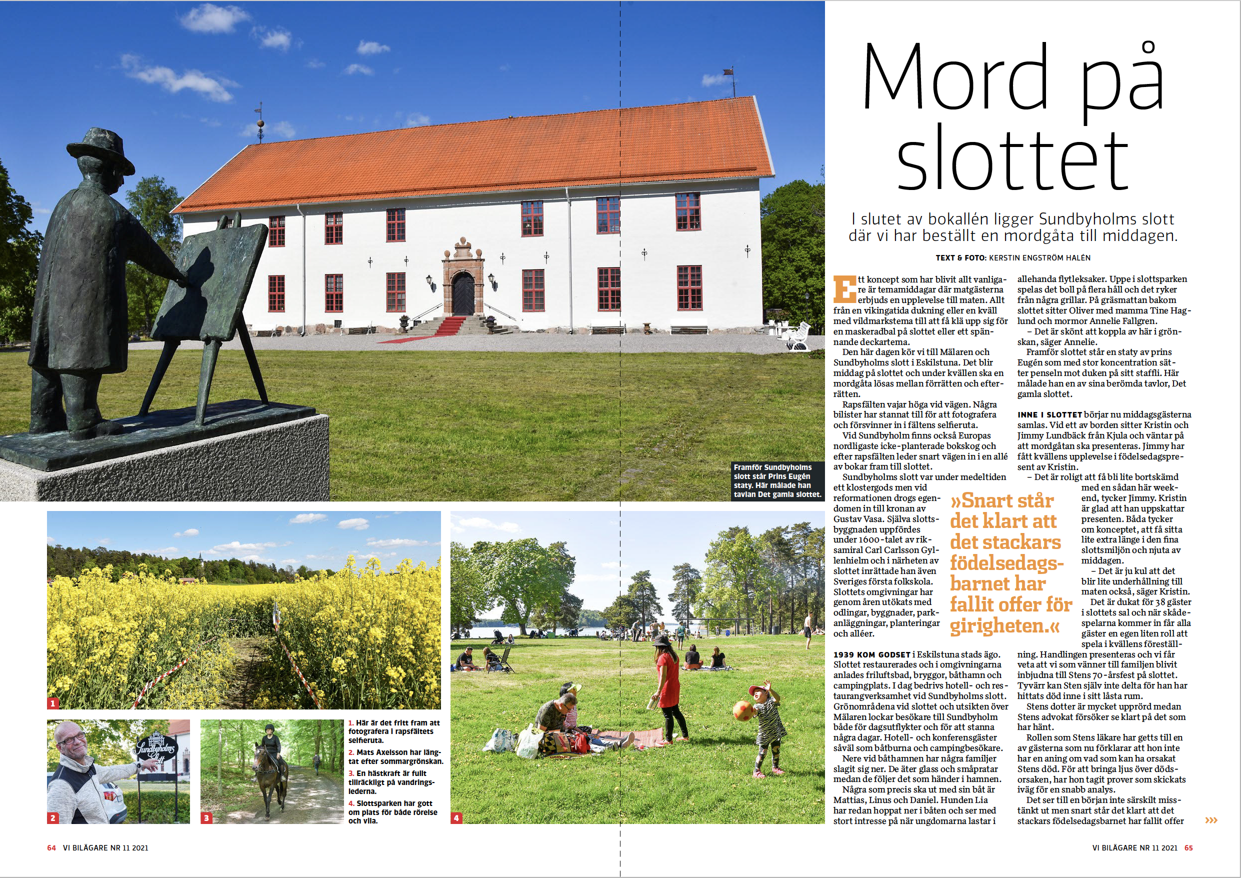 Vi Bilägare 2021/11 Resan: Sundbyholms Slott