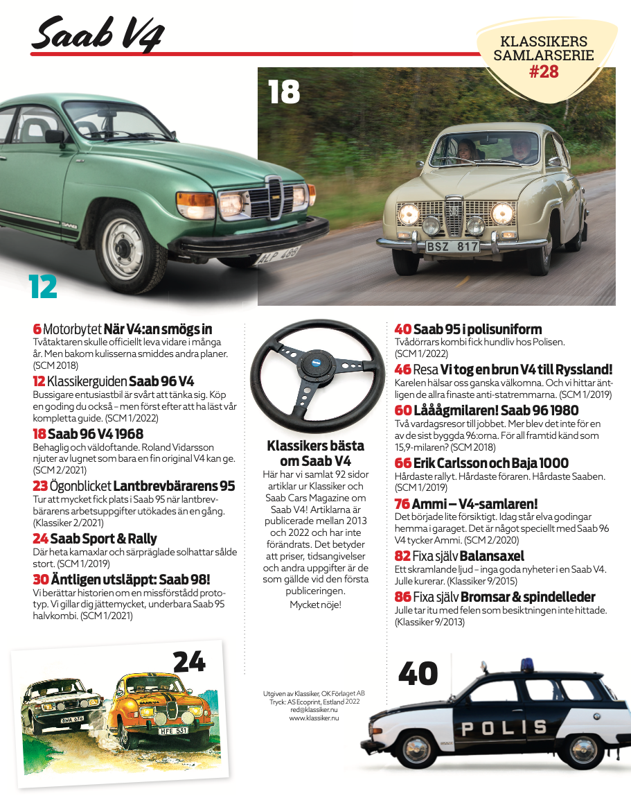 Saab V4 - Klassikers samlarserie #28 - 2