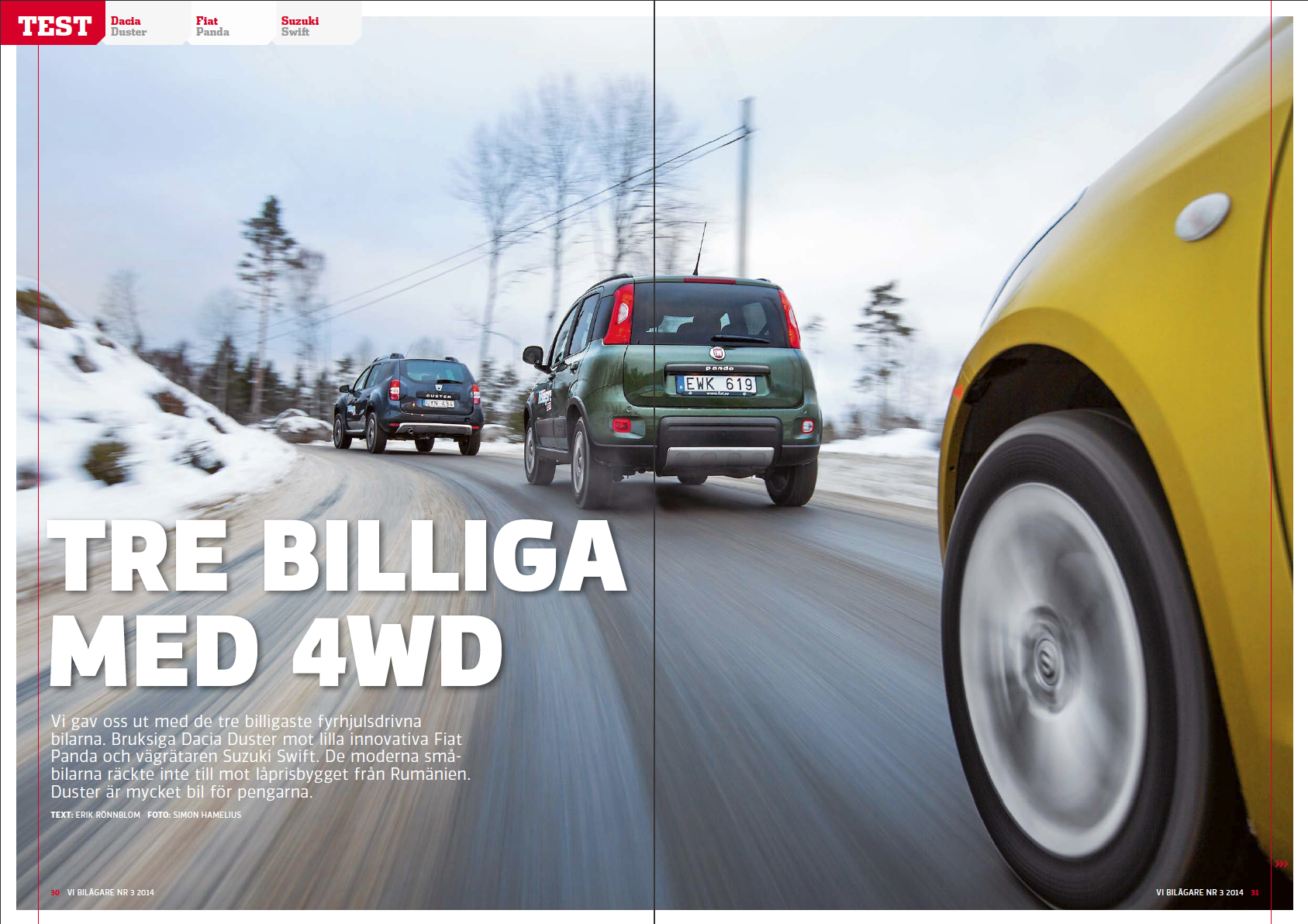 PDF 2014/03 Test: Fiat Panda, Dacia Duster, Suzuki Swift
