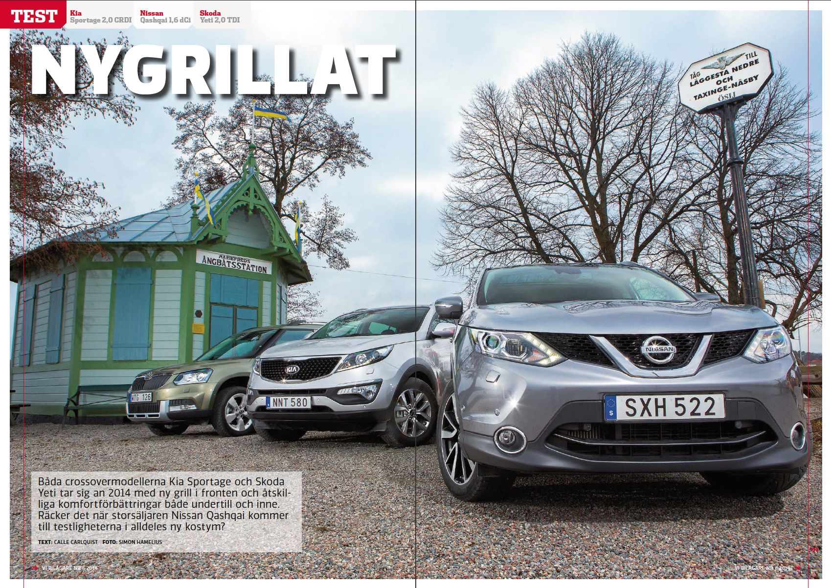 PDF 2014/06 Test: Nissan Qashqai, Kia Sportage, Skoda Yeti