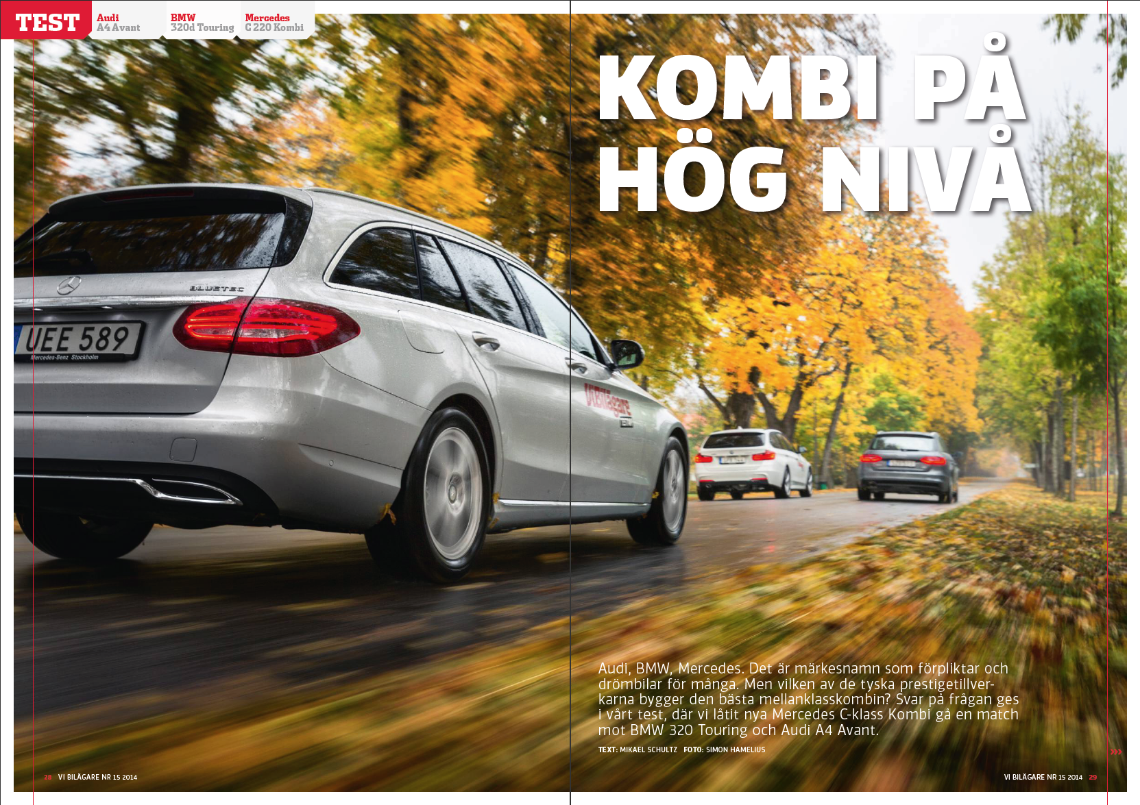 PDF 2014/15 ViB Test: Mercedes C-klass, BMW 320, Audi A4