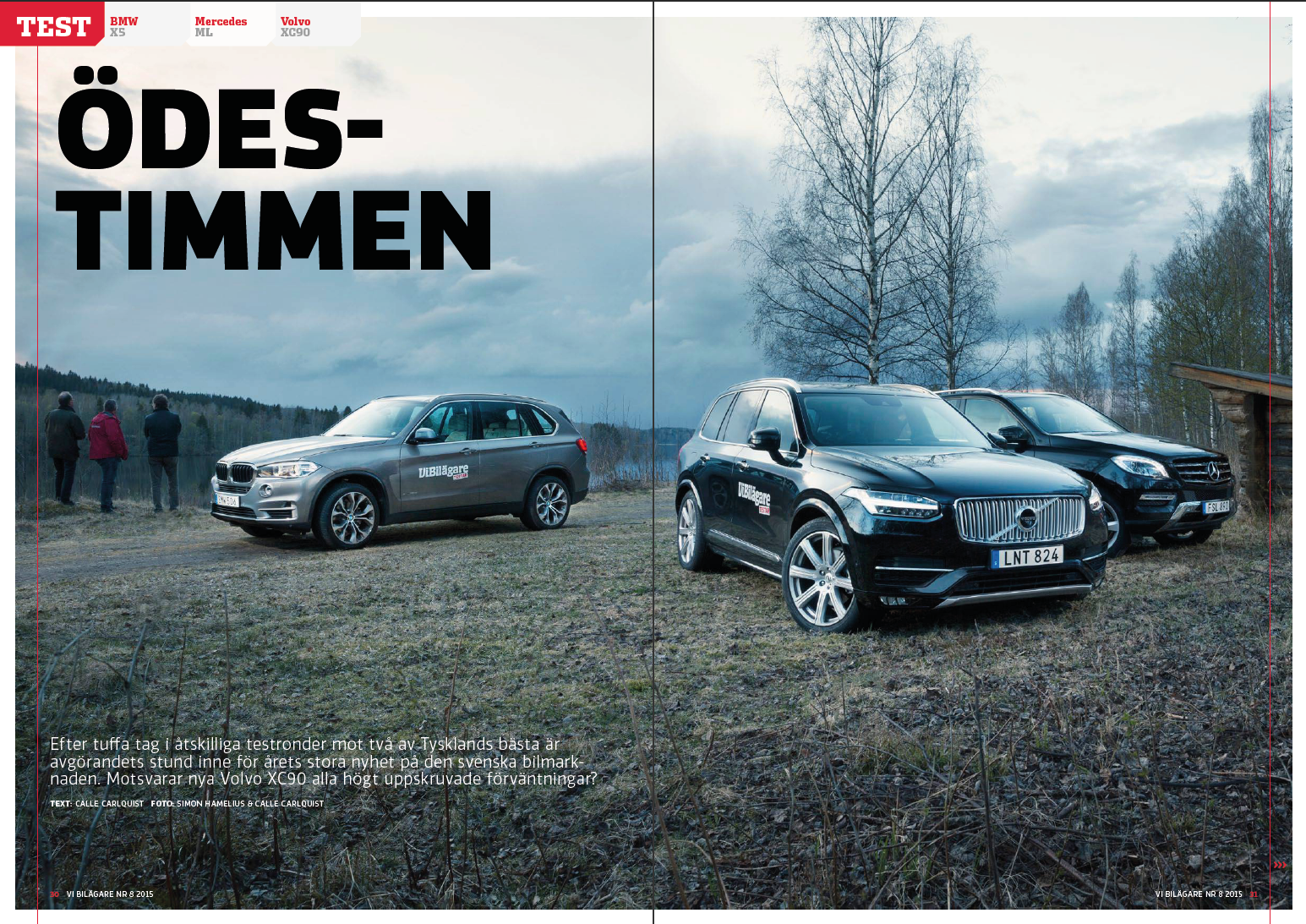 PDF 2015/08 ViB Test: Volvo XC90, Mercedes ML, BMW X5
