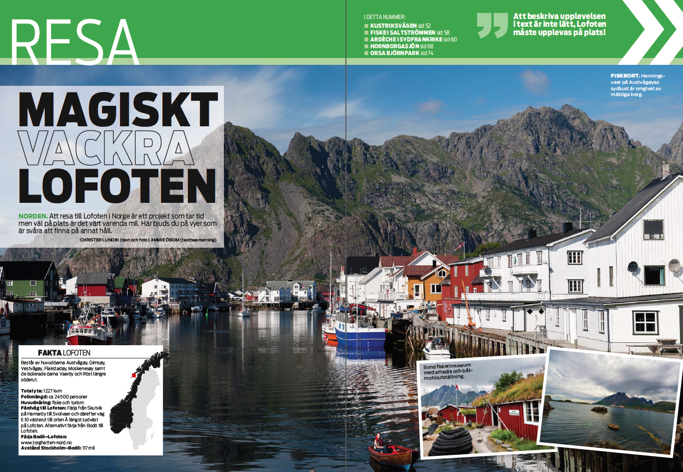 Digital fil 04/14 Resa: Lofoten, Norge, Frankrike, Hornborgasjön