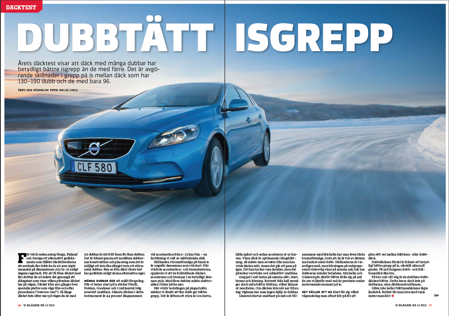 PDF 2015 Vi Bilägares Dubbdäcktest 8st däck