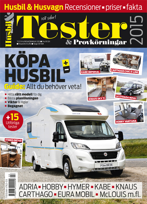 Husbil & Husvagn Tester & Provkörningar 2015