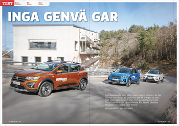 Vi Bilägare 2021/07 Biltest: Dacia Sandero / Kia Stonic / Seat Arona