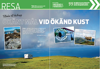 Resa: Vestkapp, Sörmlandsleden, Alaska, Tyskland