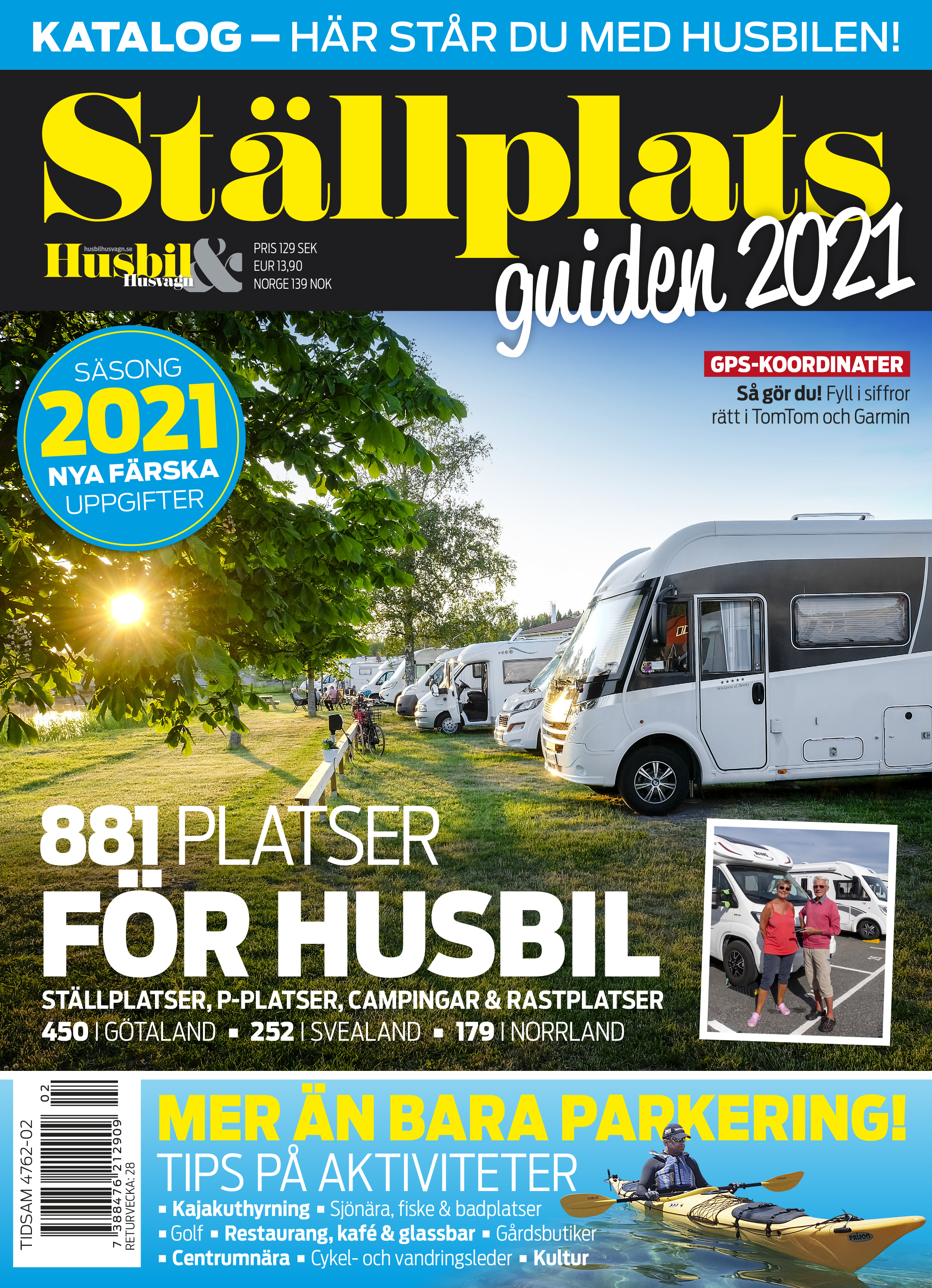 Ställplatsguiden 2021, Husbil & Husvagn nr 6/2021