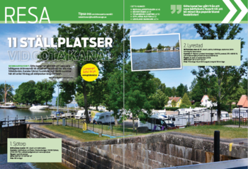 Resa: Ställplatser Göta Kanal, Bävervägen, Höga Kusten