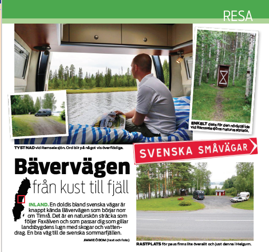Resa: Ställplatser Göta Kanal, Bävervägen, Höga Kusten - 2