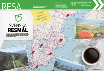 Resa: 115 Svenska resmål, Tylösand, Hälsingland, Jylland