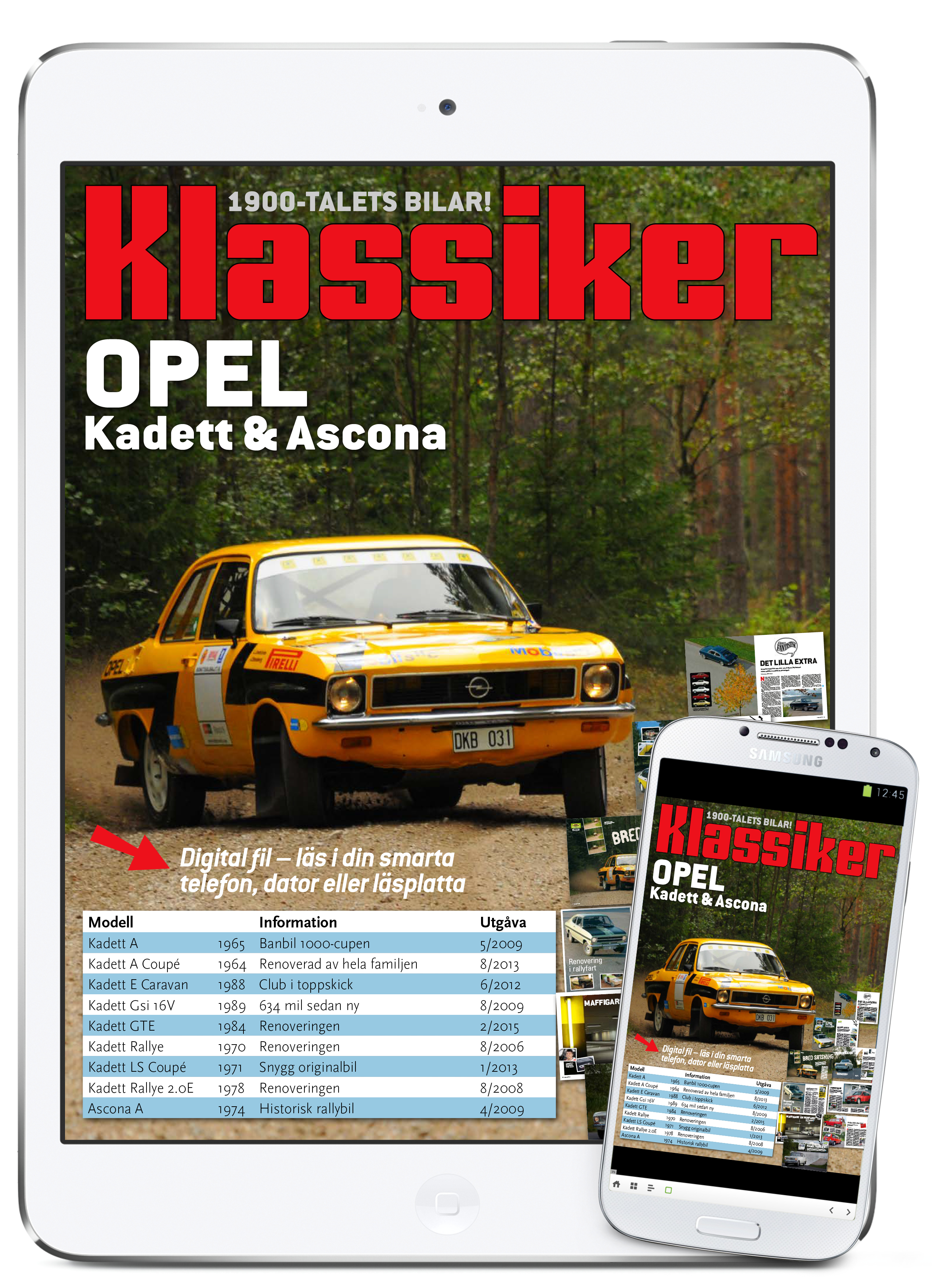 Digital läsning: Opel Kadett & Ascona. Klassiker - 9