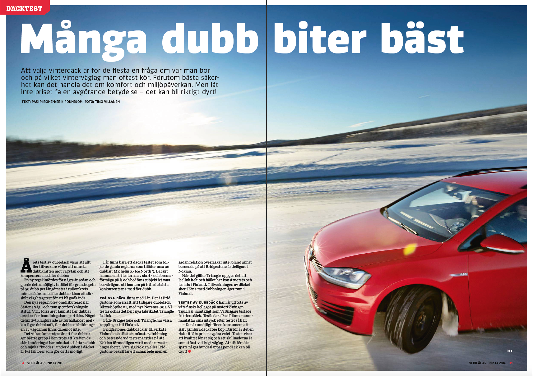 Test Dubbdäck Vi Bilägare 2016/14