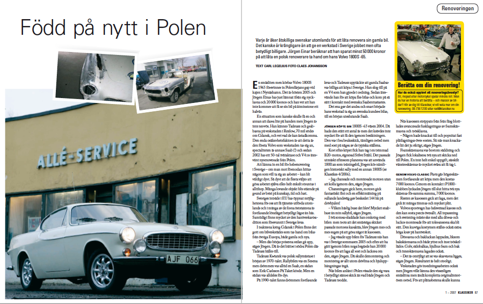 Digital läsning: Volvo P 1800. Klassiker - 2