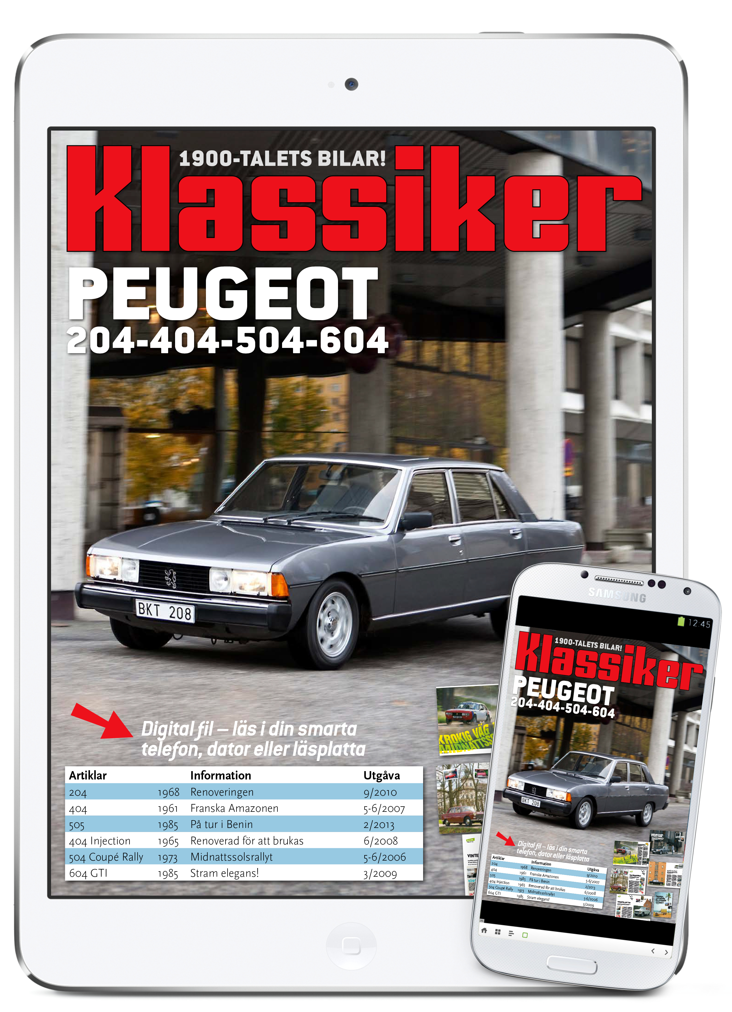Digital läsning: Peugeot Klassiker