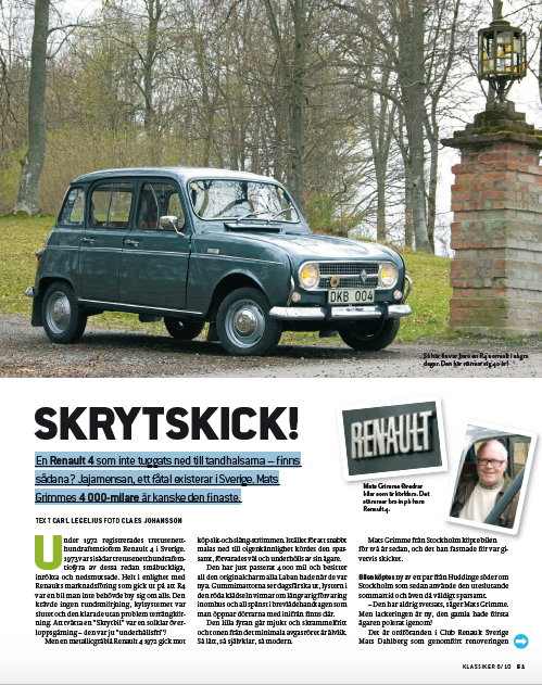 Digital läsning: Renault Klassiker - 5